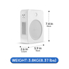 800VA Step-Up Spenning Converter 110V til 220V, kobberkjerne, flammehemmende hus, to utganger, utmerket kvalitet. Bruk 220V elektriske apparater i 100V spenningsområder。