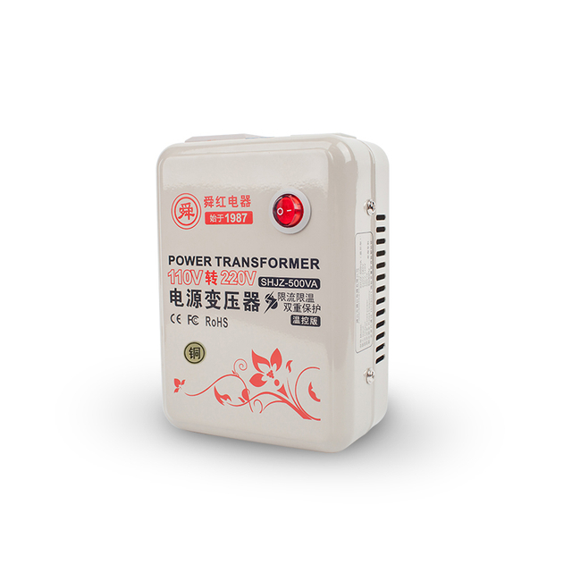  'ஷுன்ஹோங் காப்பர் 500W ஸ்டெப் அப் மாற்றி 110 வி முதல் 220 வி வரை: உலகளாவிய பயணிகள் மற்றும் சர்வதேச மாணவர்களுக்கு சிறந்த மின்னழுத்த தீர்வு '