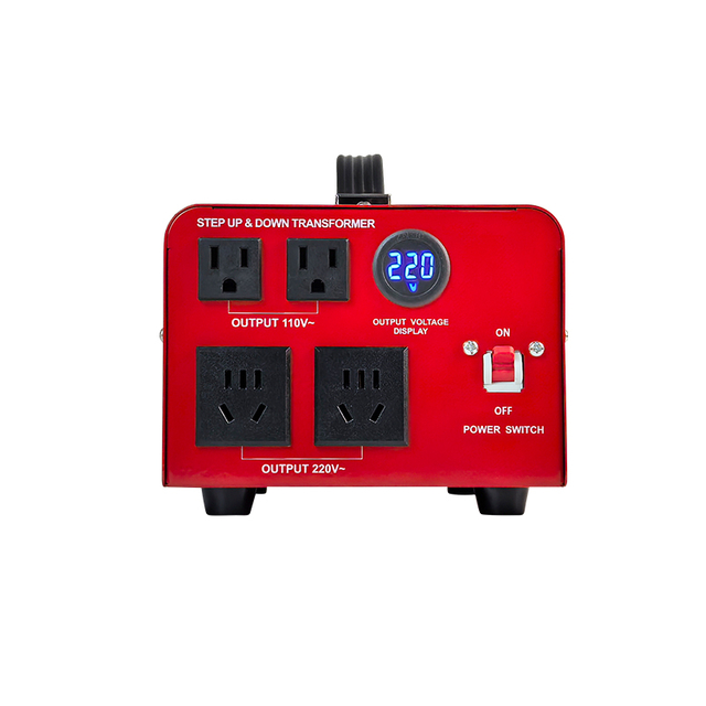 ユニバーサル 4000VA 多機能変圧器 220V から 110V および 110V から 220V 間の電圧変換をサポートし、世界中の電気製品の国境を越えた使用ニーズに正確に適応します。