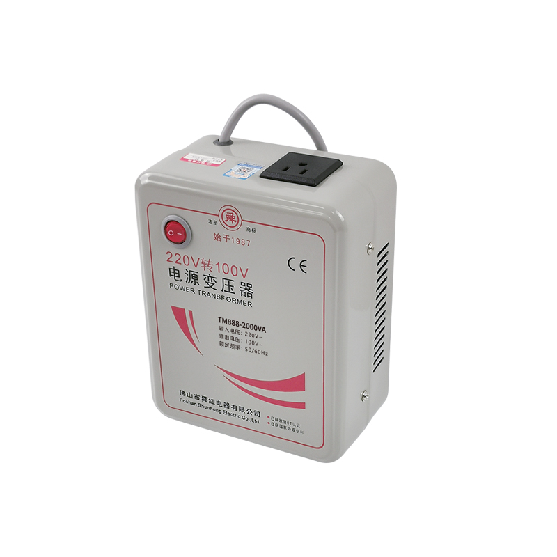 Shunhong 220 V auf 100 V Abw&auml;rtsspannungstransformatoren und -konverter (500 VA – 3000 VA TM-Serie) f&uuml;r japanische Ger&auml;te
